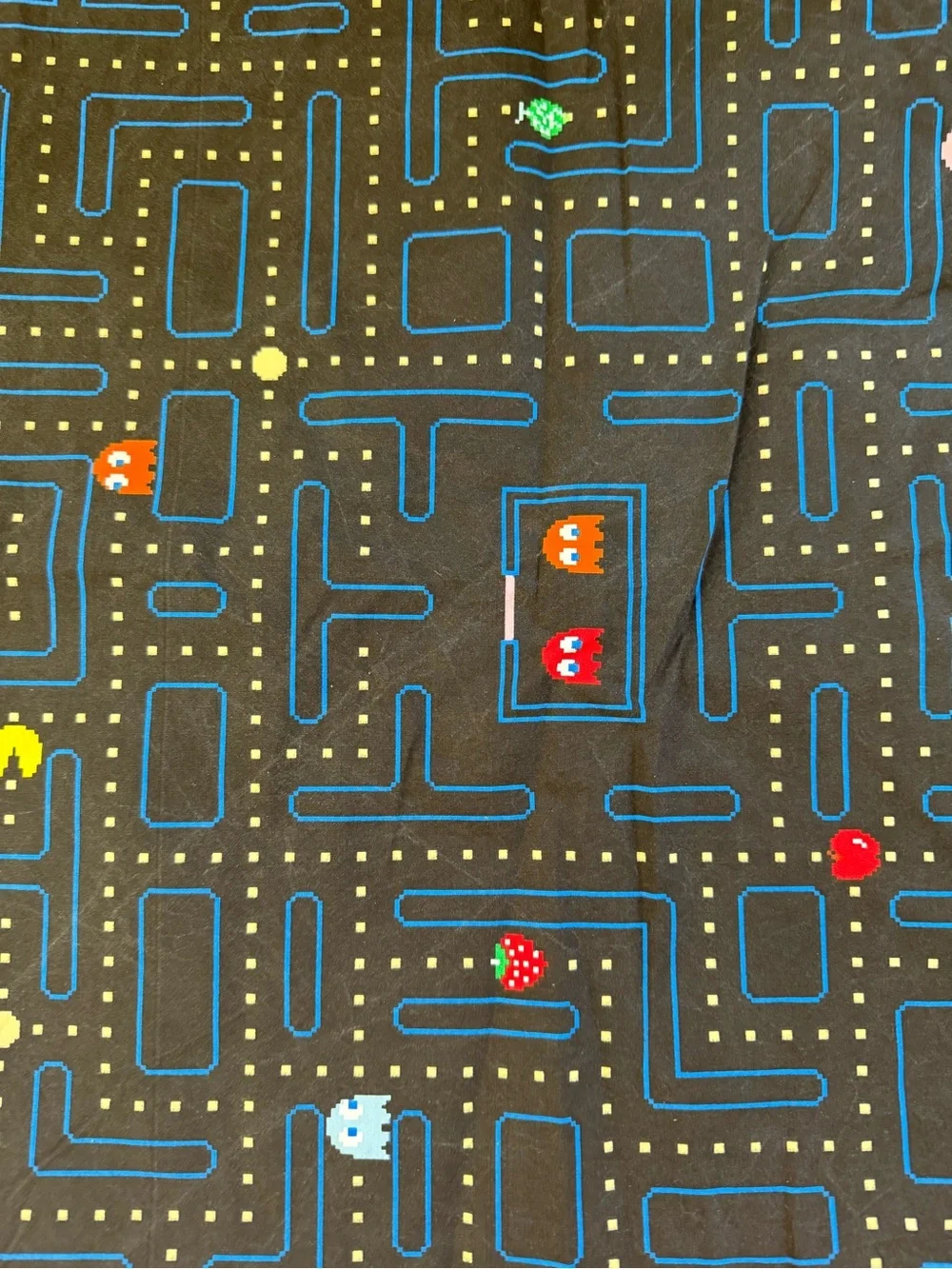 Pottery Barn Teen PAC MAN Full Sheet set Cotton